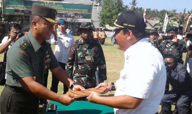 Kasdam Tutup TMMD di Jembrana
