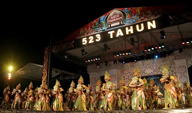 Semarak Malam Puncak HUT Kota Tabanan Ke-523