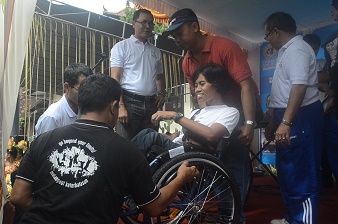 Sambut Hari Disabilitas, Ratusan Anak-anak PSBN Mahatmiya Ikut Jalan Santai