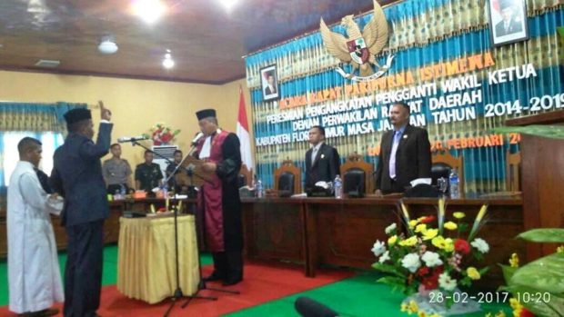 Roby Resmi Jadi Wakil Ketua DPRD Flotim