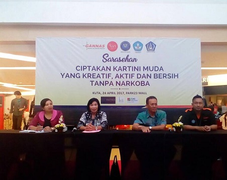 Gannas Targetkan Wanita Muda Kreatif Bebas Narkoba