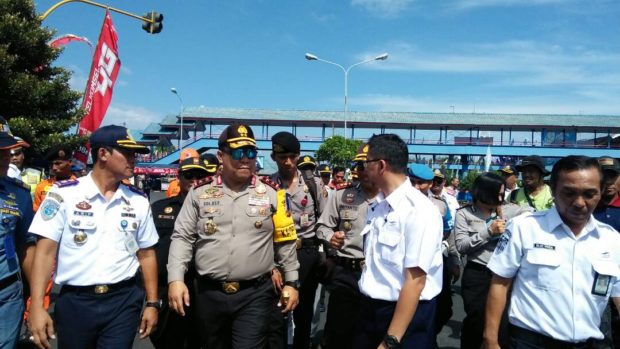 Kapolda Bali Pantau Arus Mudik di Gilimanuk