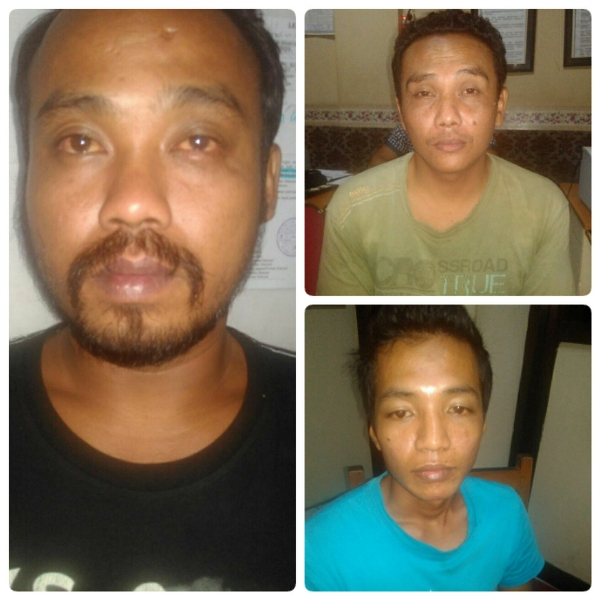 Tiga Pria Mabuk Rampok Pengendara Motor