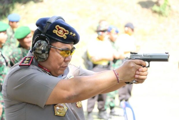 Polda Bali Vs Kodam IX/Udayana, Uji Tanding Tembak