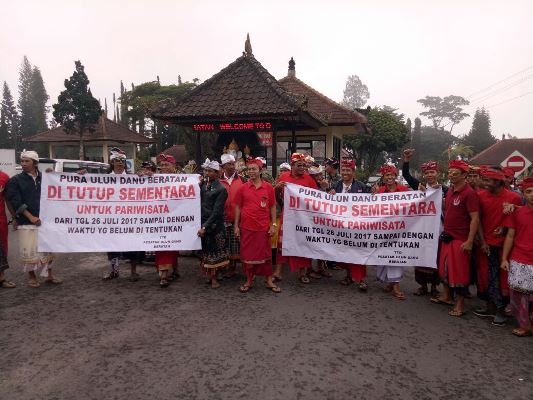 Manajemen Tegaskan DTW Ulun Danu Beratan tetap Buka