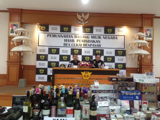 Barang Ilegal Senilai Rp 3,6 Miliar Dimusnahkan Bea Cukai Denpasar