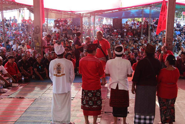 Karangasem Memerah, Tianyar Warga Siap Menangkan Koster-Ace
