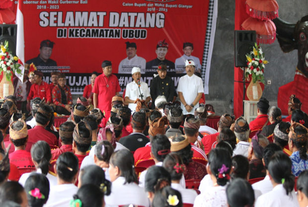Kecamatan Ubud Komitmen Sapu Bersih Suara untuk Koster-Tjok Oka dan AMAN