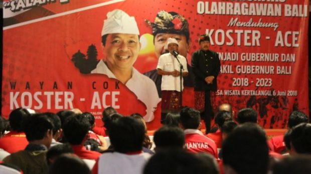 Koster akan Majukan Olah Raga dan Kesejahteraan Atli Bali