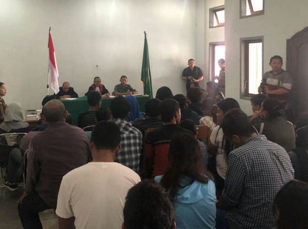 Disidang Tipiring, Duktang Tanpa Identitas Didenda Rp 52 Ribu Per Orang