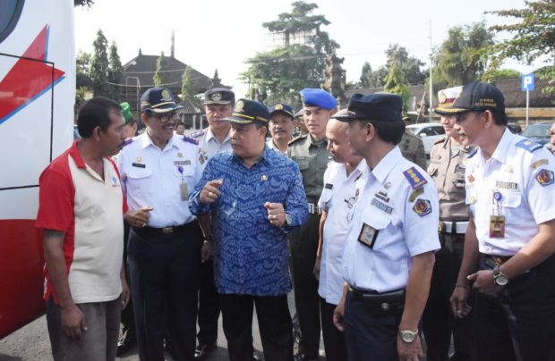 Pembukaan Posko Terpadu Angkutan Lebaran – Pemkot Denpasar Gandeng TNI-POLRI dan BNN Kota Denpasar