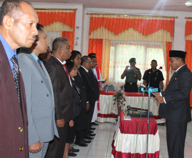 Lantik 39 Pejabat Administrator, Bupati Flotim Minta Setia Merawat Sumpah Jabatan