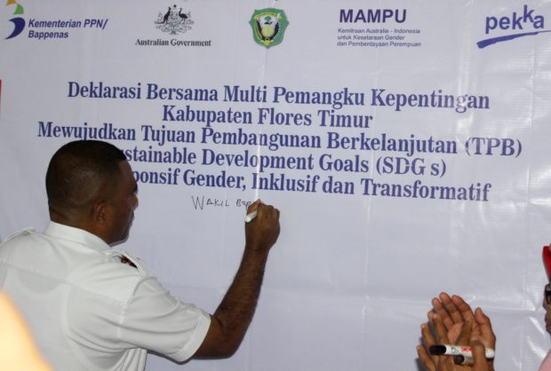 Wabup Flotim Akui Anggaran Belum Pro Gender, Ultimatum Para Kades Memulai
