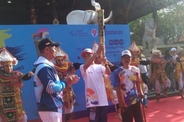 Obor Asian Para Games 2018 Tiba di Bali