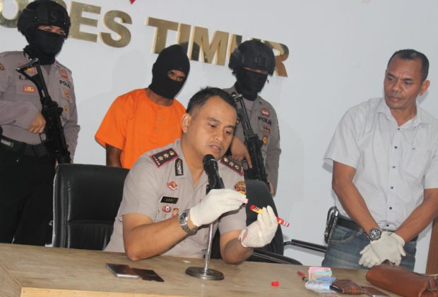 Bawa Sabu 3,55 gram ke Larantuka, ‘Bon Jovi’ diciduk Tim Polres Flotim