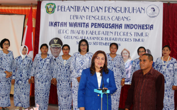 IWAPI Flotim Terbentuk, Ince Sayuna : Jangan Hanya Ada Papan Nama