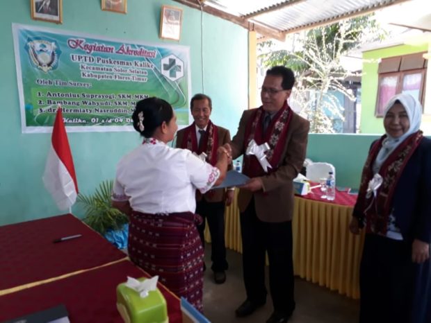 Dua Puskesmas Flotim Sedang Dalam Penilaian Akreditasi
