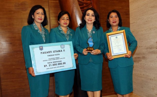 Satu-satunya Wakil Bali, PKK Denpasar Raih Pakarti Utama Tingkat Nasional