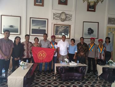 Prihatin Dengan Kondisi Proyek Pasar Larantuka, PMKRI Cabang Larantuka Mendatangi Bupati Flotim