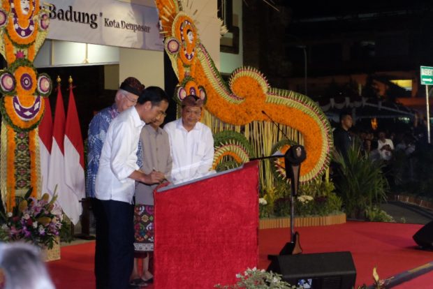 Resmikan Pasar Badung, Jokowi Sebut Arsitektur Pasar Terbaik se-Indonesia