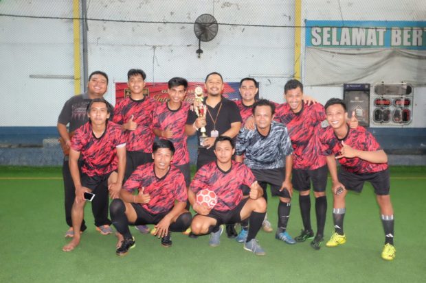 Tim Humas Denpasar Sabet Juara I Turnamen Futsal Kemitraan HPN Provinsi Bali 2019