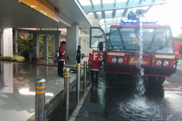 ATM Centre Bandara Ngurah Rai Terbakar