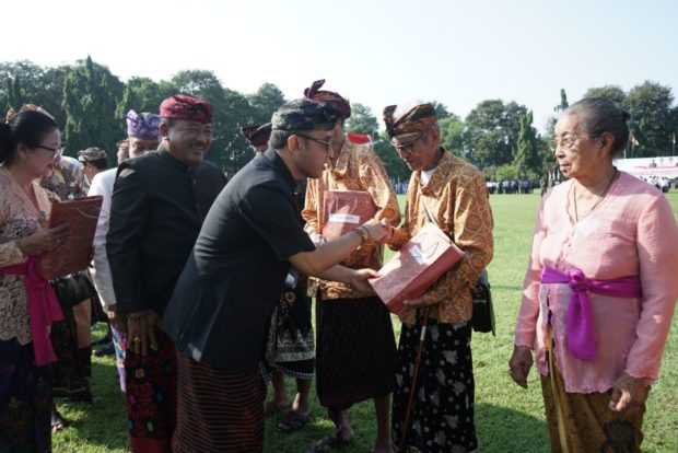 Jaya Negara Pimpin Apel Peringatan Serangan Umum Kota Denpasar ke-73