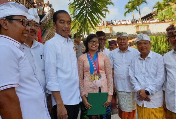 Presiden Jokowi Apresiasi Prestasi Internasional Siswa SMPN 3 Denpasar