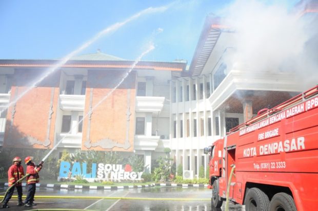 PLN UID Bali Terbakar, Tiga Pegawai Alami Luka-luka
