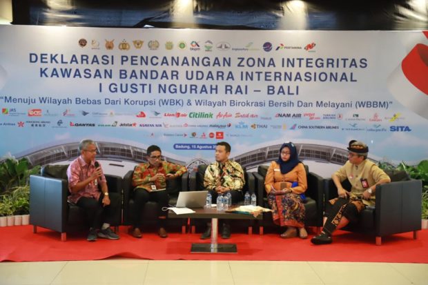 Komunitas Bandar Udara Deklarasikan Pembangunan Zona Integritas Kawasan Bebas Korupsi