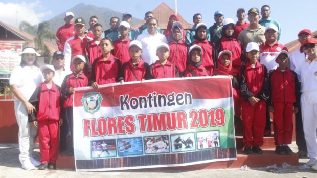 Bupati Flotim Pesan Kontingen O2SN Pergi untuk Menang