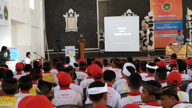 Dandim Badung Bekali Wasbang Mahasiswa Baru IKIP PGRI Denpasar