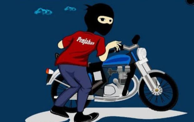 Ditinggal Tidur, KLX Hilang dalam Hitungan Detik