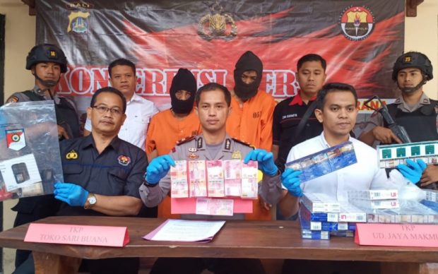 Sat Reskrim Polres Jembrana Realese Pengungkapan Kasus Curat
