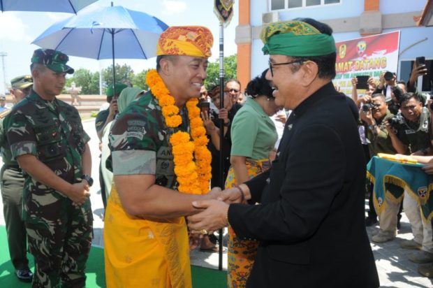 Kasad Kunjungan Kerja Di Wilayah Kodam IX/Udayana