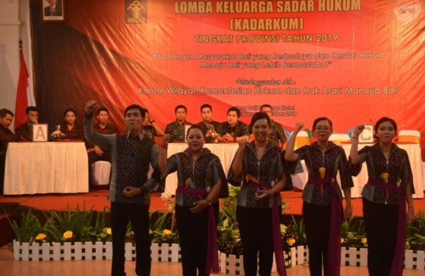 Desa Dauh Puri Kaja Wakili Denpasar Pada Lomba Kadarkum Provinsi Bali 2019