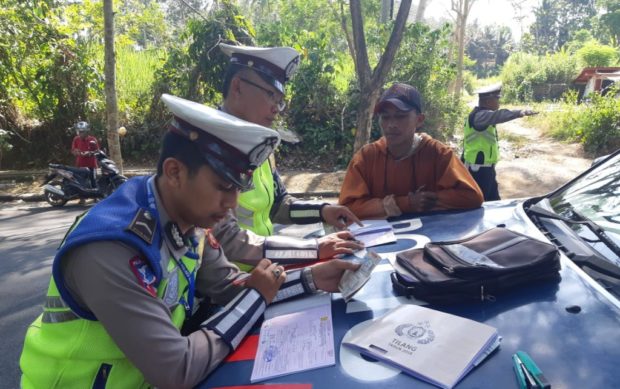 Enam Hari Pelaksanaan Lima Ops Zebra Agung 2019, Polres Bali Tindak Ratusan Pelanggar