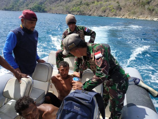 Diburu Tim Patroli Laut Flotim, 6 Nelayan Ende Tinggalkan Kapal, Dua Berhasil Diringkus