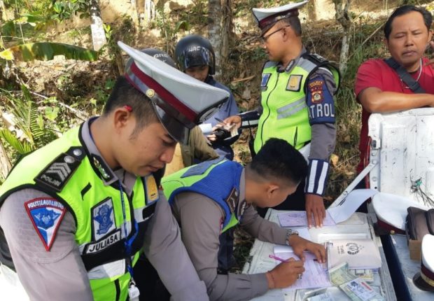 Selama Pelaksanaan Operasi Zebra Polres Bangli Tindak 920 Pelanggar
