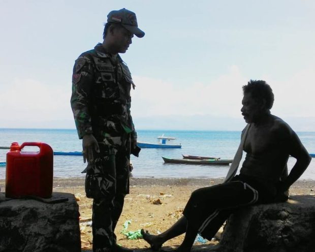 Lagi, Prajurit Posmat TNI AL Flotim Tangkap Nelayan Pengebom Ikan Asal Waiwuring