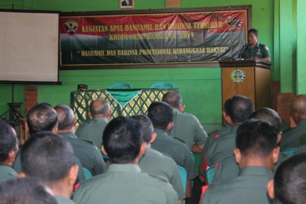 Dandim Bangli Ingatkan Jajarannya Untuk Profesional Dalam Bertugas