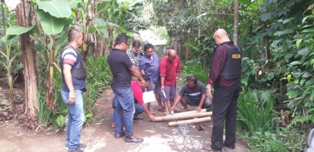 Satgas Represif Ops Cipkon Agung 2019 Amankan Meriam Bambu di Tembuku