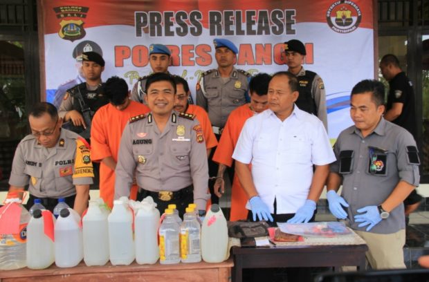 Hasil Pelaksanaan Operasi Pekat Agung II 2019 Polres Bangli Melebihi Target