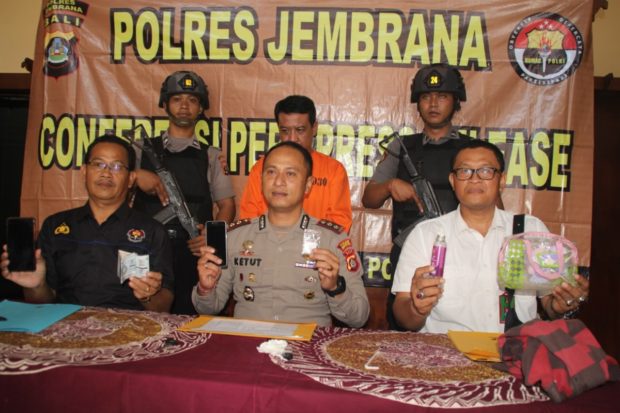 Polres Jembrana Gelar Press Release Pengungkapan Kasus Narkotika
