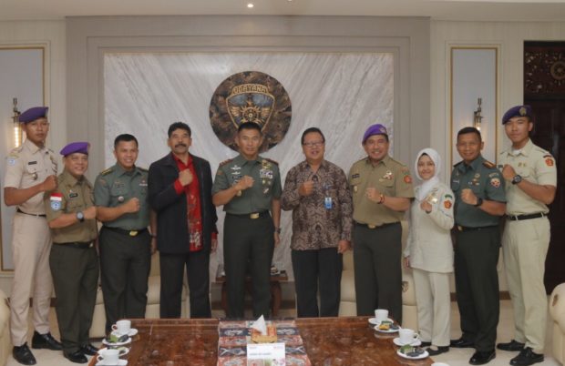 Danmenwa Ugracena Bali Sampaikan Kegiatan Belneg Kepada Pangdam IX/Udayana