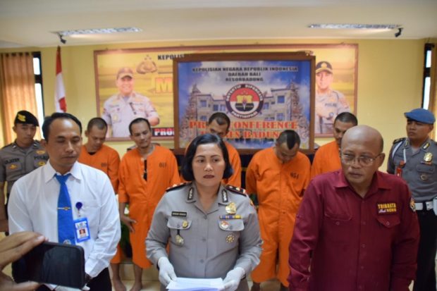 Satnarkoba Polres Badung Tangkap Lima Pelaku Tindak Pidana Narkotika, Dua Diantaranya Residivis