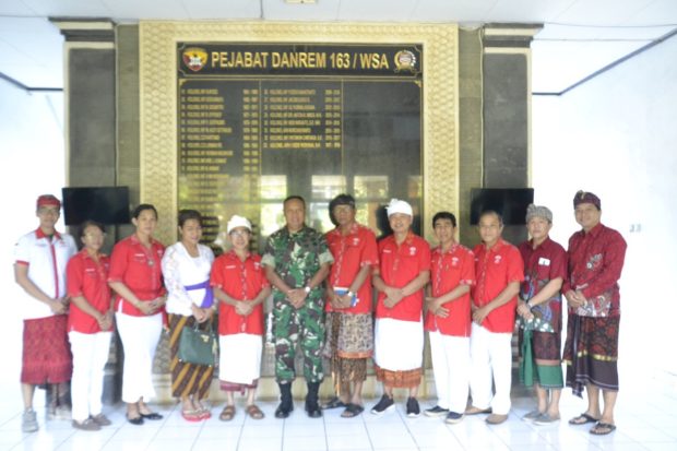 Danrem Terima Audiensi Perhimpunan Indonesia Tionghoa (INTI) Provinsi Bali