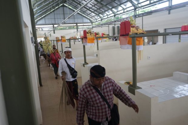 Pasar Anyar Sari Denpasar Dipelaspas, Siap Ditempati 108 Pedagang