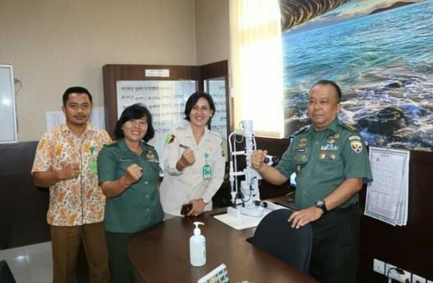 Kepala Rumah Sakit Bhayangkara Denpasar Terima Kunjungan Kakesdam IX Udayana