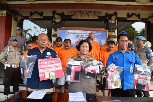 16 Hari Gelar Operasi Antik, Satnarkoba Polres Badung Berhasil Menangkap 10 Tersangka